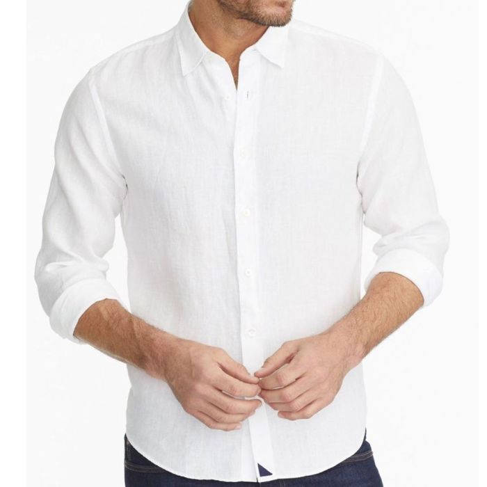 Mens colored dress shirts with white collar