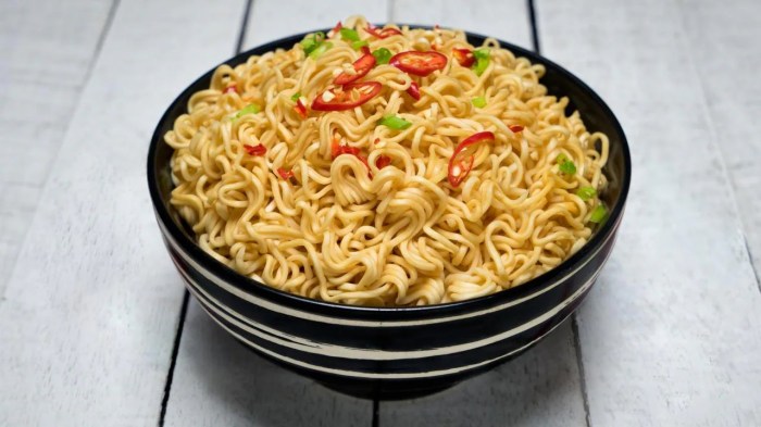 How to cook oriental style noodles