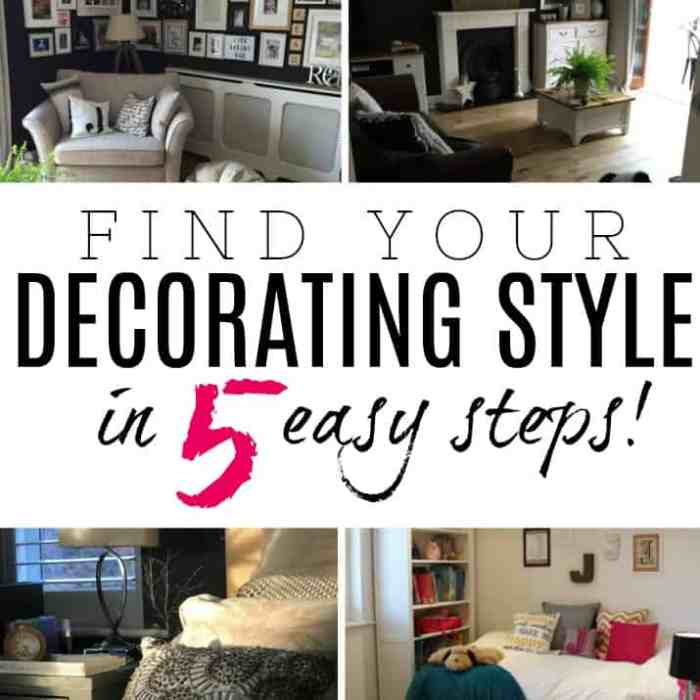 How to identify my decorating style