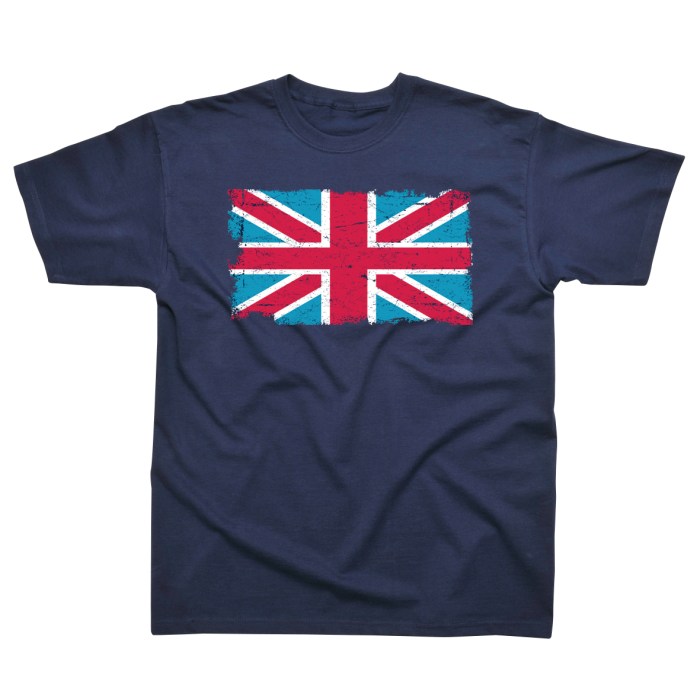 Union jack mens dress shirt