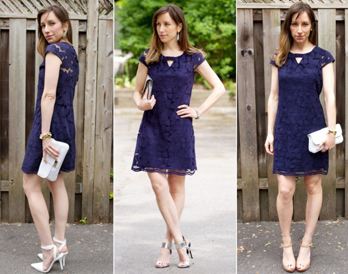 Best shoe color for navy dress