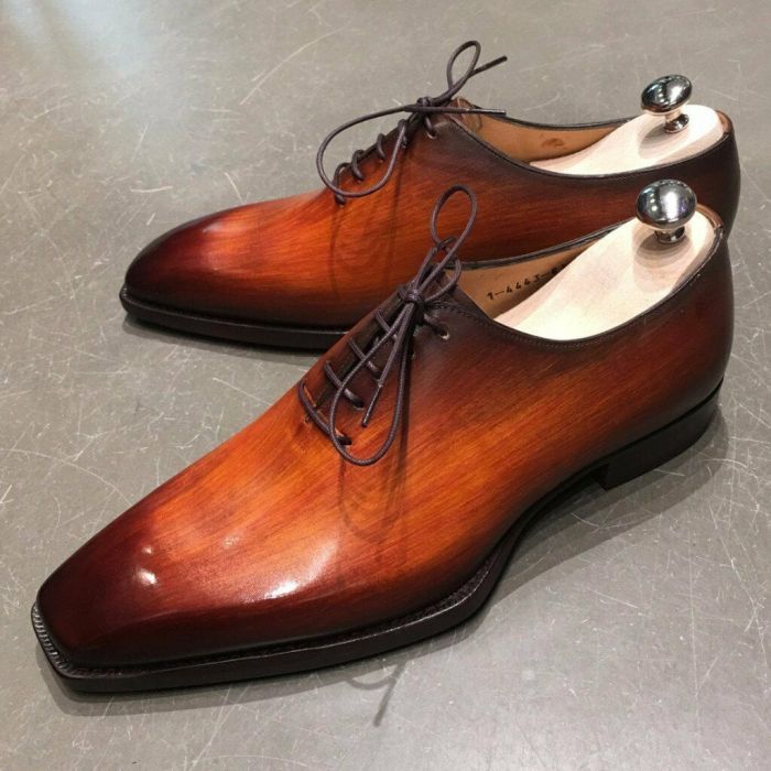 Mens dress shoes cognac