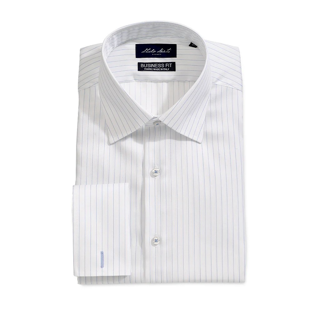 Men's pinstripe dress shirt