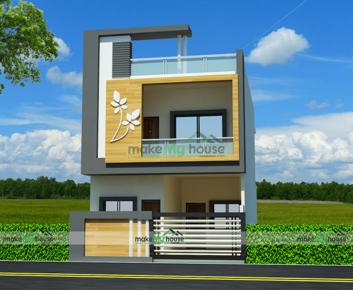 Desain rumah luas tanah 1000 m