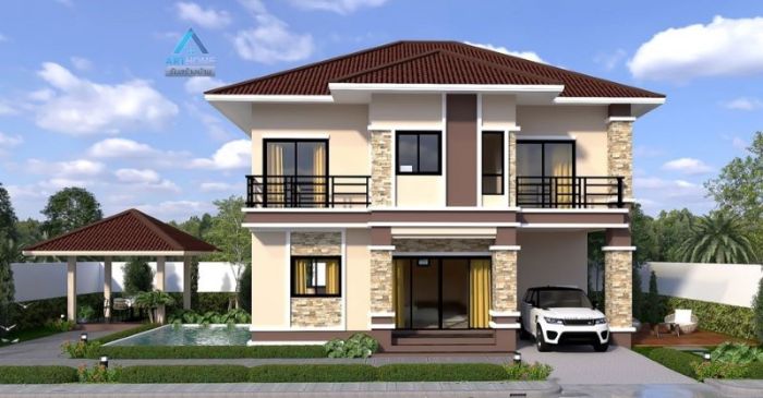 Desain rumah minimalis 2 laintai