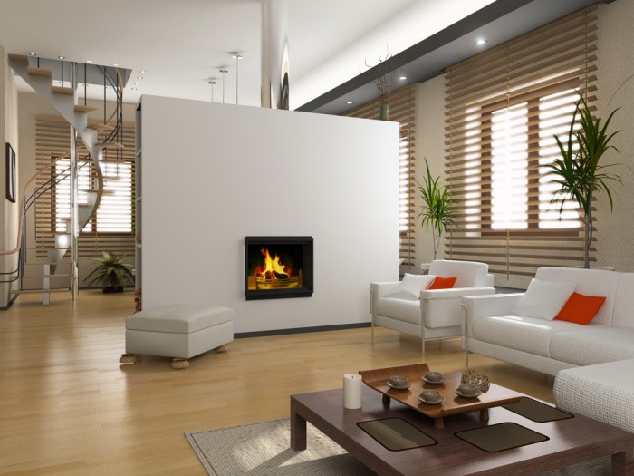 Kamin wohnzimmer modern